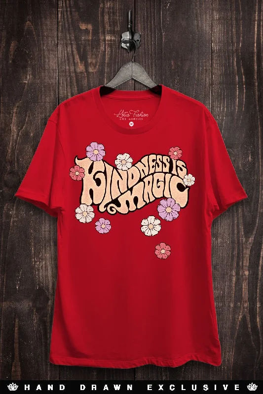Kindness is Magic Tee Machine Wash Dry Clean Hand Wash