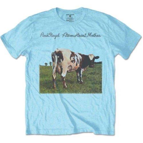 Pink Floyd T-Shirt: Atom Heart Mother Album Oversized T-Shirt Spandex breathable
