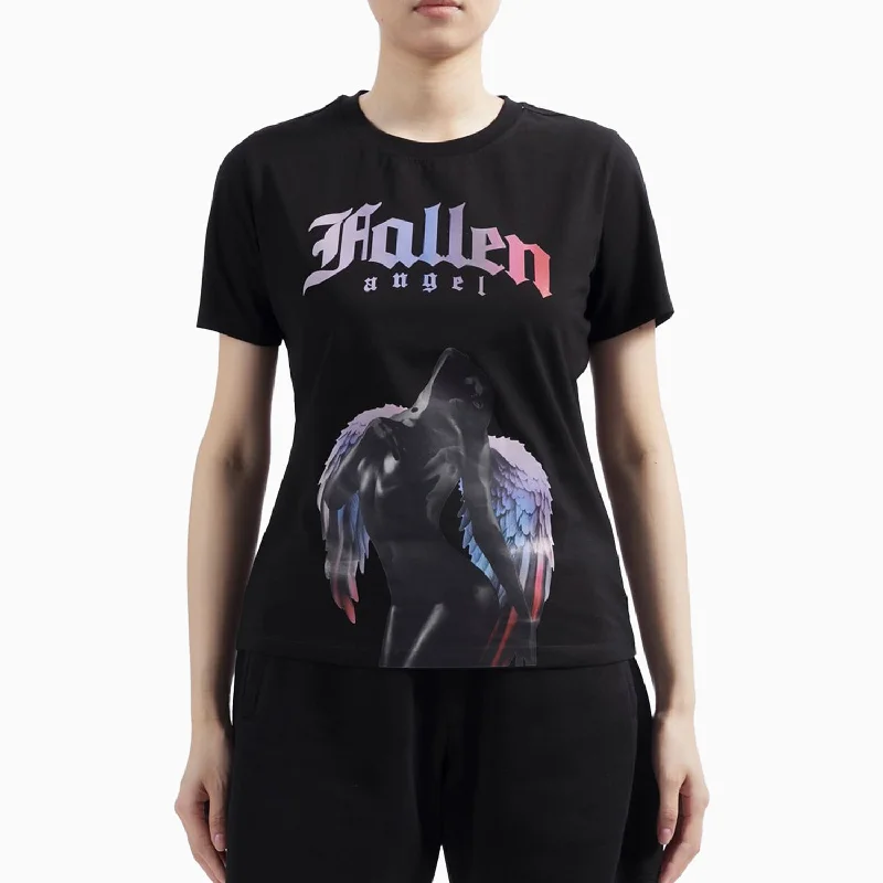 Women's Fallen Angel T-Shirt Layered Multi-layer Single Layer