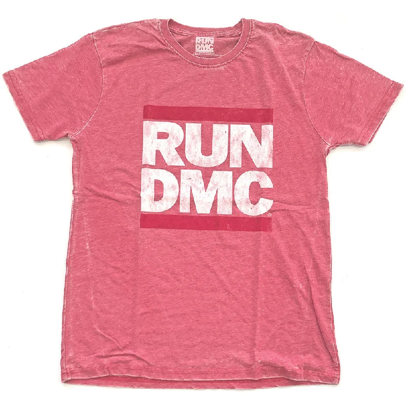 Run DMC Unisex Fashion T-Shirt: Logo Vintage (Burn Out) Collared Crew Neck Turtle Neck Run DMC Unisex Fashion T-Shirt: Logo Vintage (Burn Out) Collared Crew Neck Turtle Neck