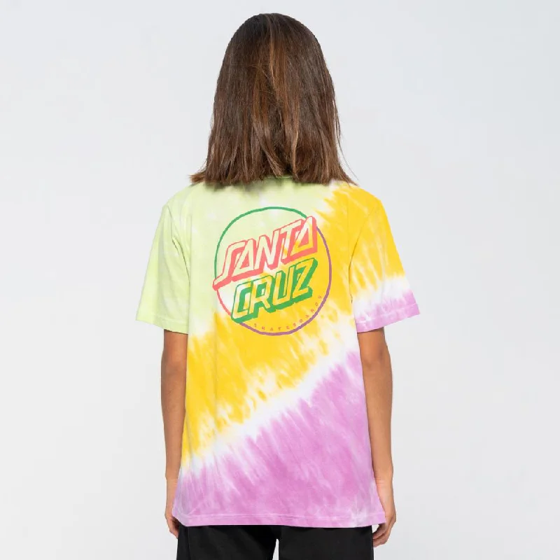 SANTA CRUZ Wmn Opus In Colour Tee - Popsicle Ribbed T-Shirt High Neck Heavyweight