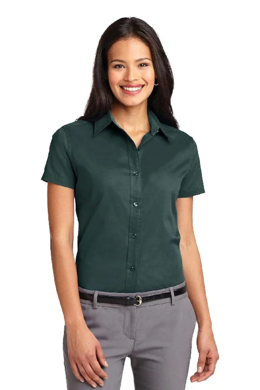 Port Authority Ladies Short Sleeve Easy Care Shirt. L508 Basic T-Shirt Crew Neck Short Sleeve Port Authority Ladies Short Sleeve Easy Care Shirt. L508 Basic T-Shirt Crew Neck Short Sleeve