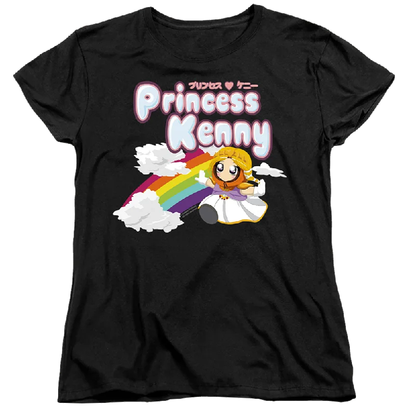 South Park Princess Kenny - Women's T-Shirt Zippered Front Buttoned Front Snap Front South Park Princess Kenny - Women's T-Shirt Zippered Front Buttoned Front Snap Front