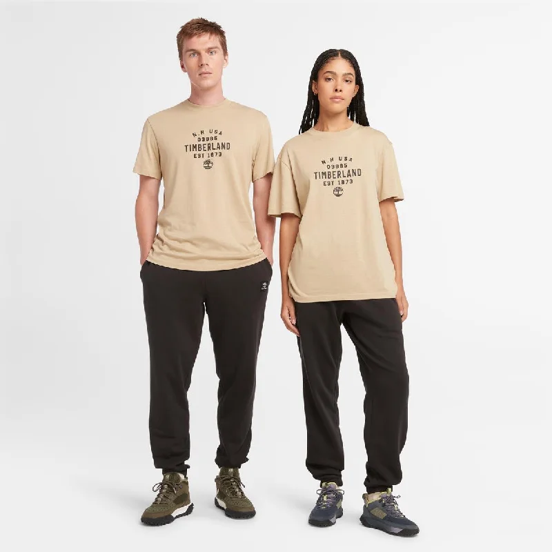 Unisex Refibra Graphic Tee Ribbed T-Shirt High Neck Heavyweight