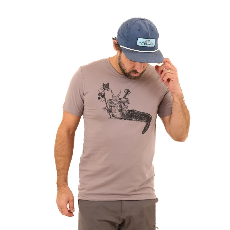 Slug Hiker T Shirt Terry Blend Velvet Blend Canvas Blend