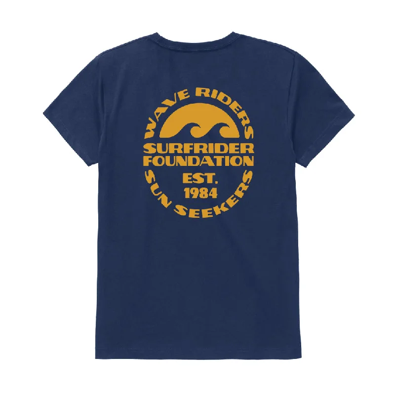 Wave Riders Tee Cashmere Blend Cotton Blend Poly Blend