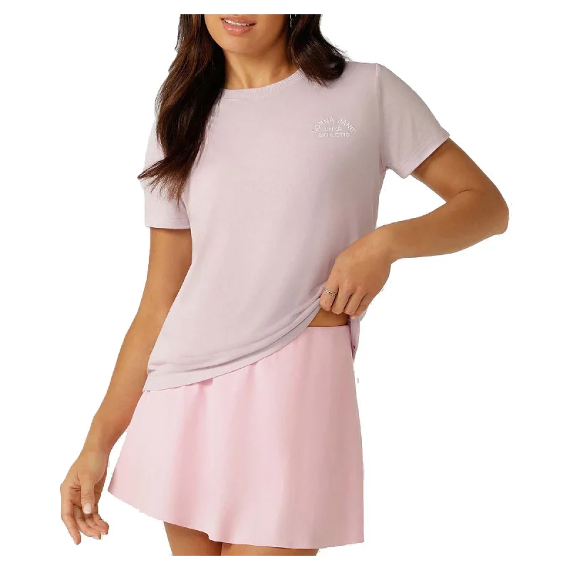 Women's Lotus T-Shirt Solid Color Striped Floral