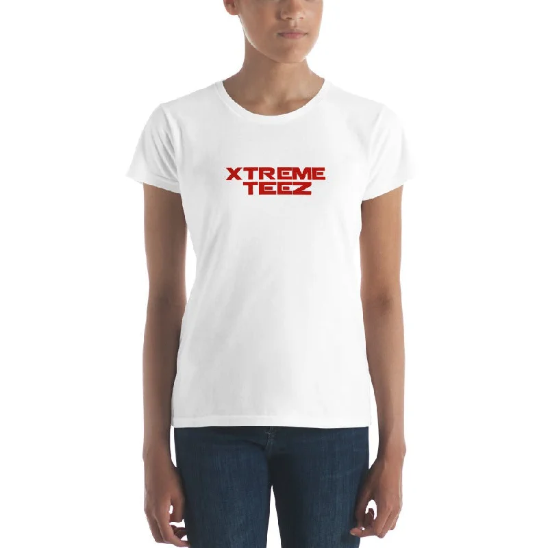 Xtreme Teez (Logo) Women's T-Shirt Chenille Fabric Brocade Fabric Lace Fabric