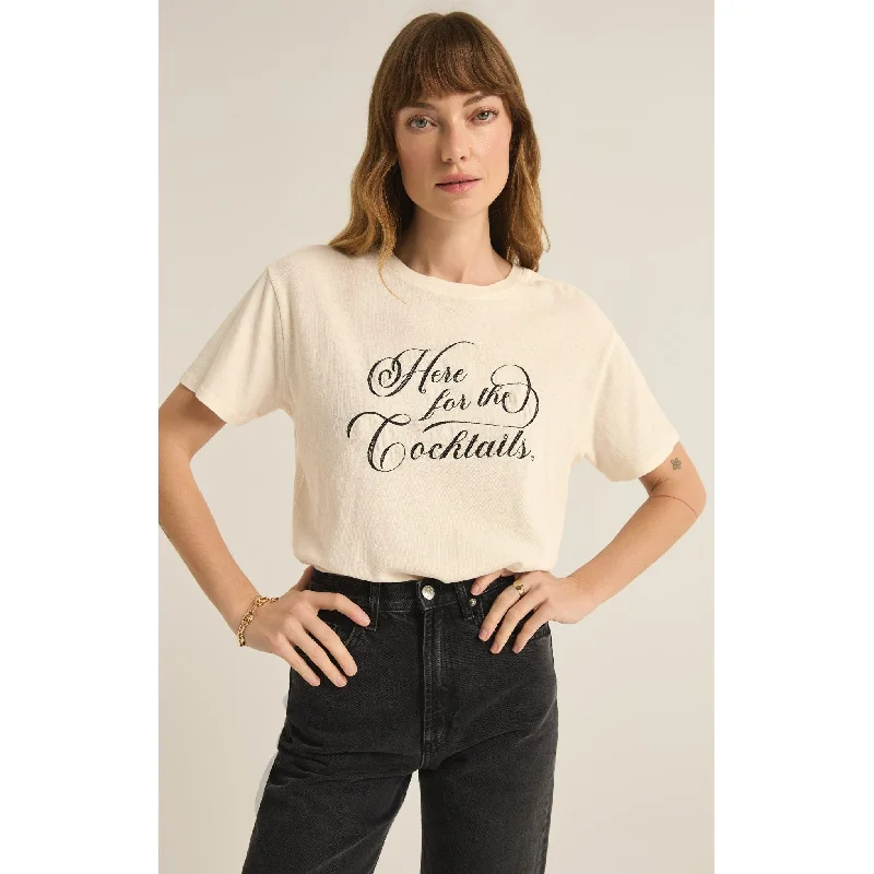Z Supply Cocktails Pacific Tee Plaid T-Shirt Polka Dot Checkered