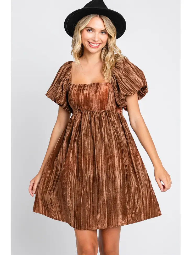 Around Town Velvet Dress