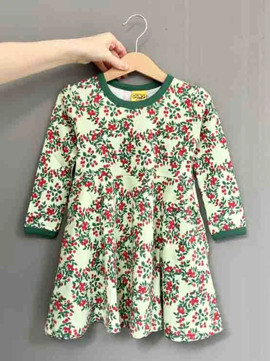 DUNS LS Skater Dress - Lingonberry Rice