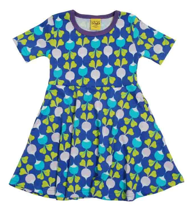 DUNS SS Skater Dress - Big Radish Blue