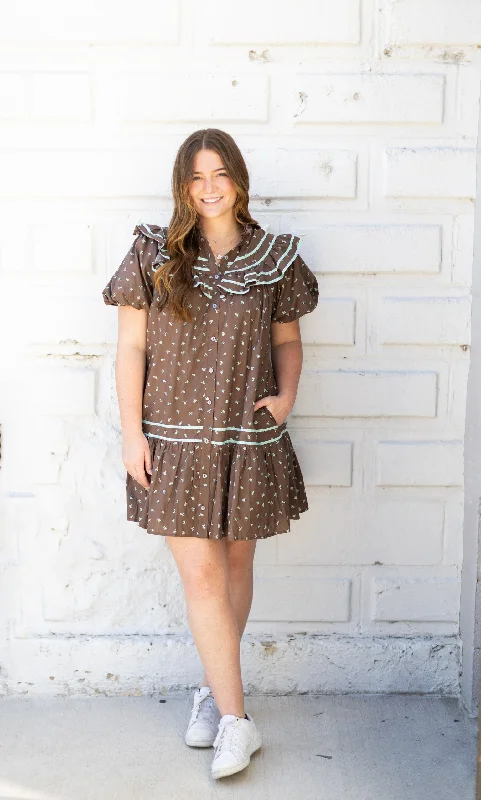Chocolate Bow Dress