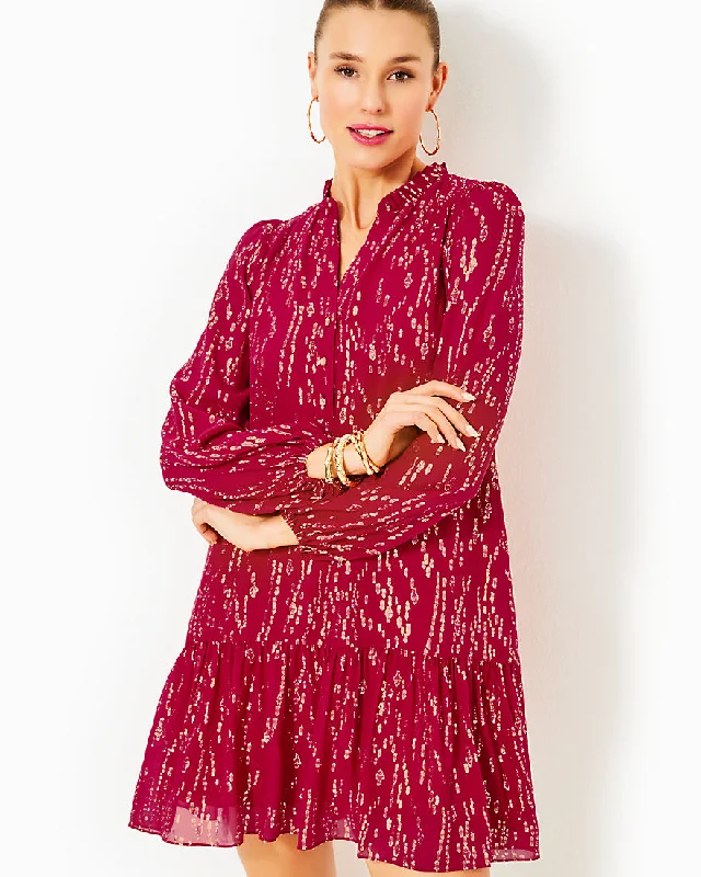 Evaline Silk Dress