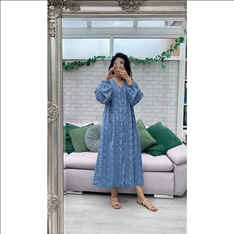 Geometric Print Dress