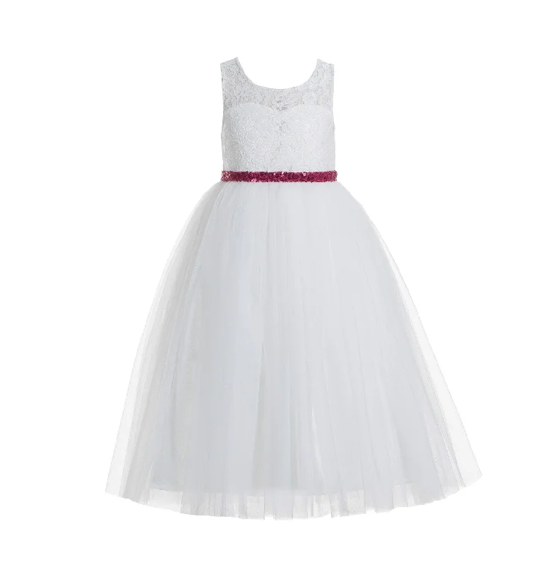 ivory / fuchsia