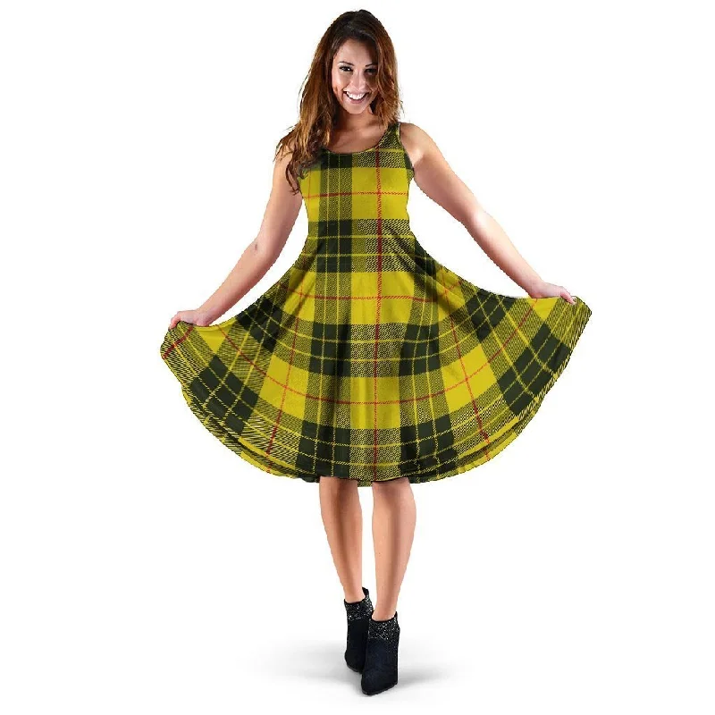 MacLeod Yellow Plaid Tartan Dress