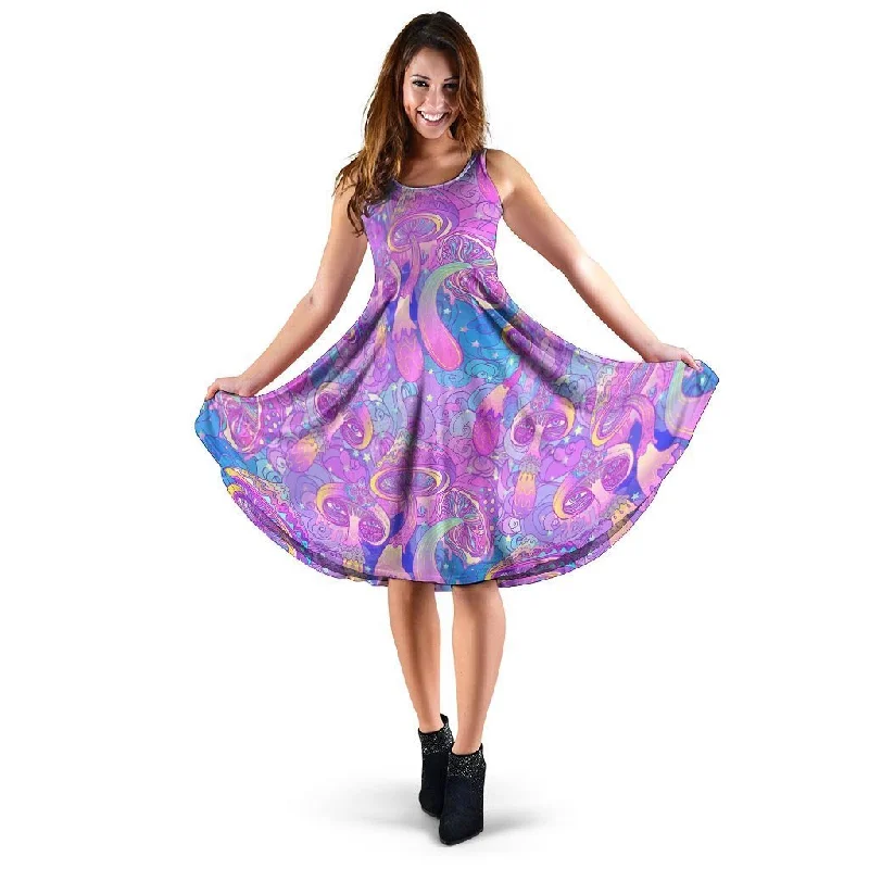 Mushroom Psychedelic Trippy Dress