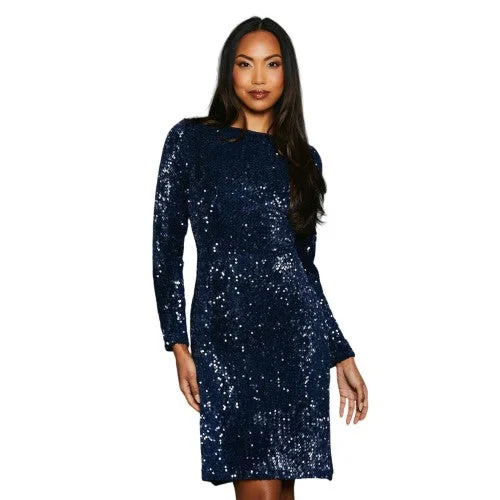 Principles Womens/Ladies Sequin Velvet Pencil Dress