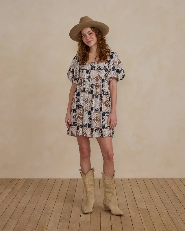 Rylee & Cru Women Cassidy Dress Patchwork