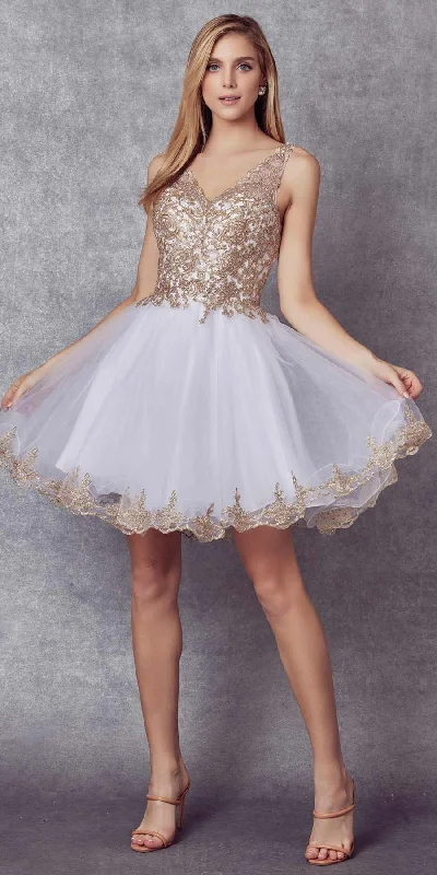 White / Gold