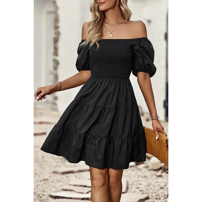 Sweetheart Square Neck Dress