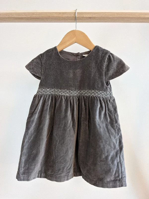 The Little White Company Velvet Dress (12-18M)