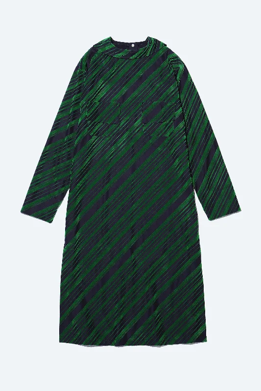 FLOCKY PRINT DRESS