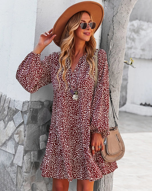 Uptown Girl Printed Dress