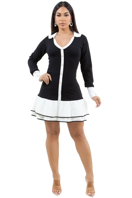 Fashion Sweater Dress