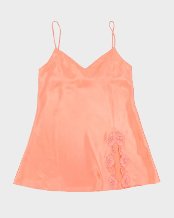 Y2k 00s La Senza Orange Slip Dress - L