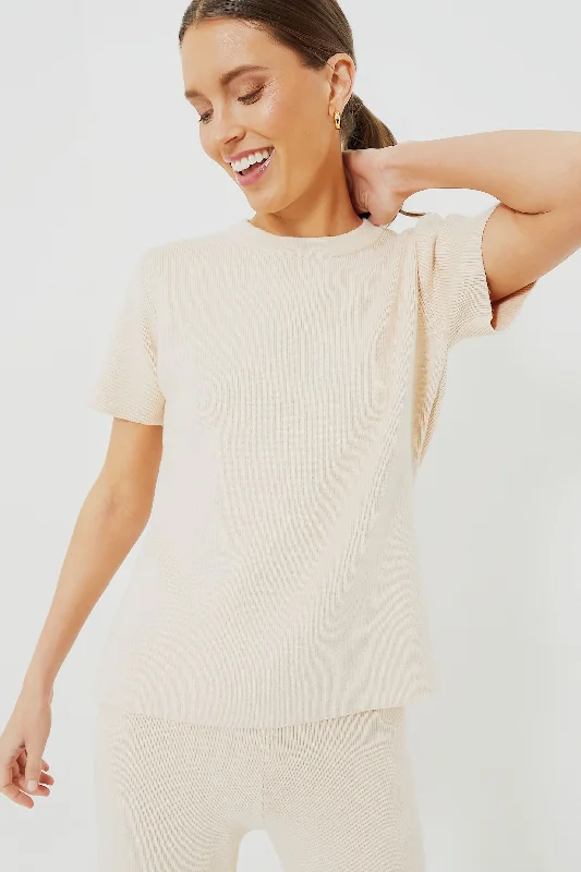 Short Sleeve Sundays Knit Top Burgundy Knit Shirt