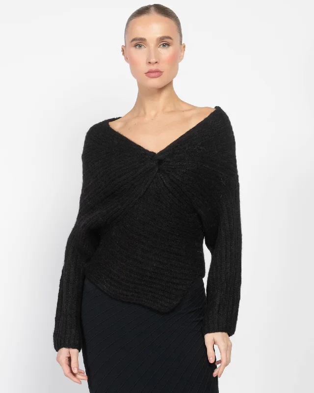 Lea Knit Top Autumn Knit Shirt