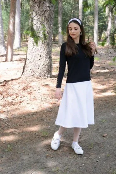 Ladies Thin Knit Top Daily Wear Knit Tee