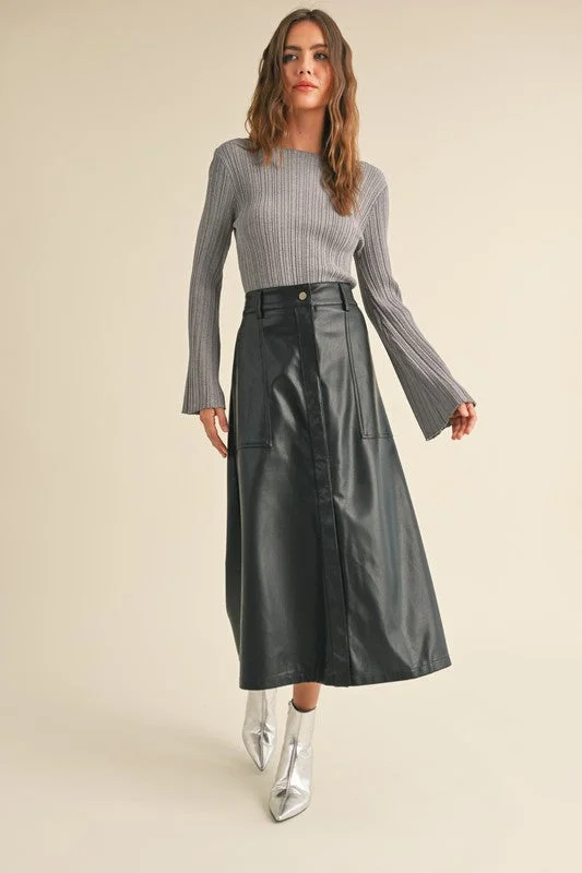 Margot Knit Top Metallic Knit Tee