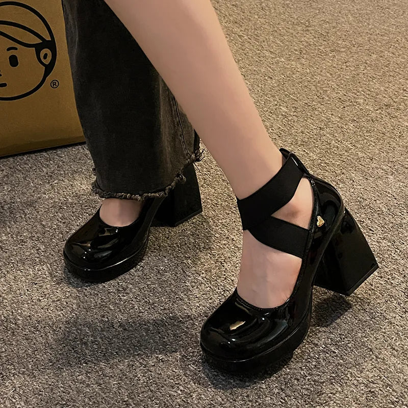 Mary Jane Women's Shoes New Fashion Platform High Heels Solid Lolita High Heels Casual Dress Shoes Women's Shoes Sandals Tunics Summer linen Mary Jane Women's Shoes New Fashion Platform High Heels Solid Lolita High Heels Casual Dress Shoes Women's Shoes Sandals Tunics Summer linen