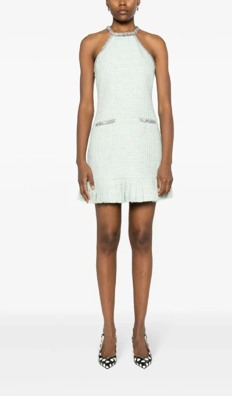 MINT BOUCLE MINI DRESS Tunics Velvet soft