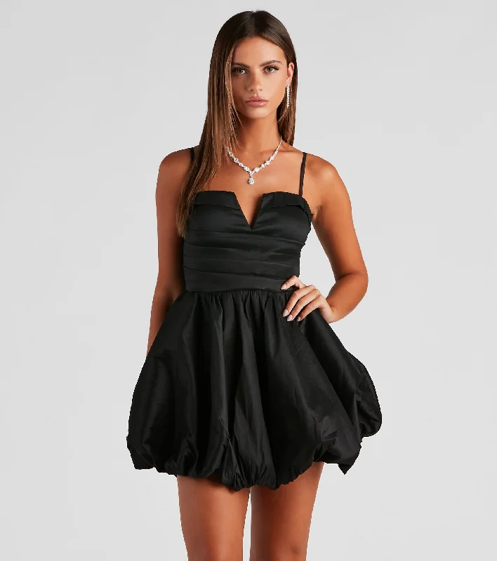 Valerie Short Sleeveless Party Dress Elegant Long Evening