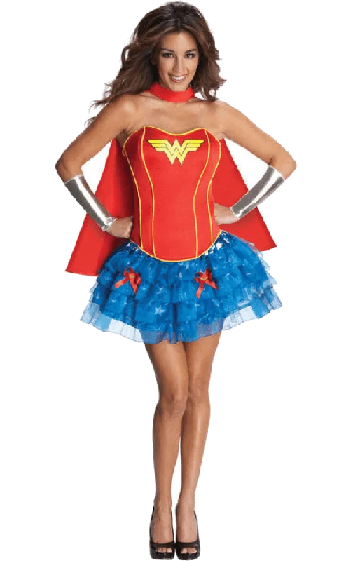 Wonder Woman Fancy Dress Costume Tunics Sophisticated sleek